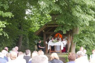 Pfarrer Dr. Johann Tauer zelebrierte den Patroziniumsgottesdienst