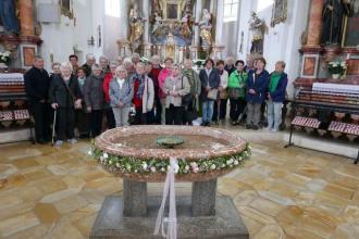 Die Rimbacher Senioren in der Wallfahrtskirche Heilbrünnl